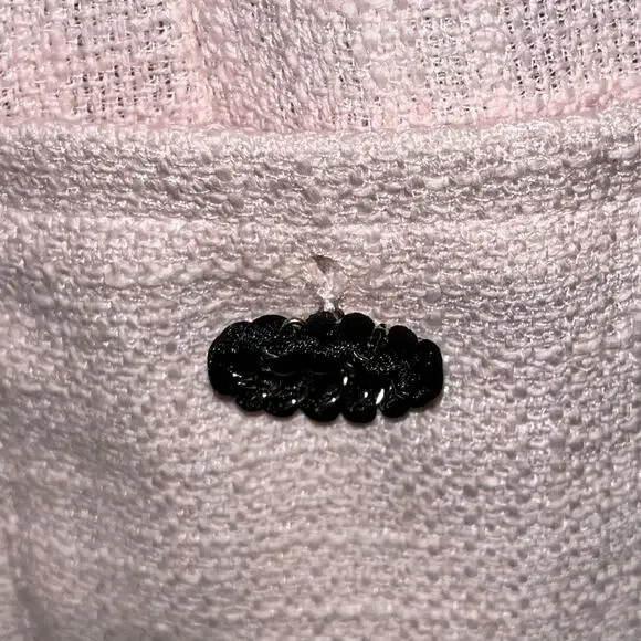 Karl Lagerfeld Paris Pink Tweed Shift Dress with Front Pockets Size 6 - Picture 6 of 10